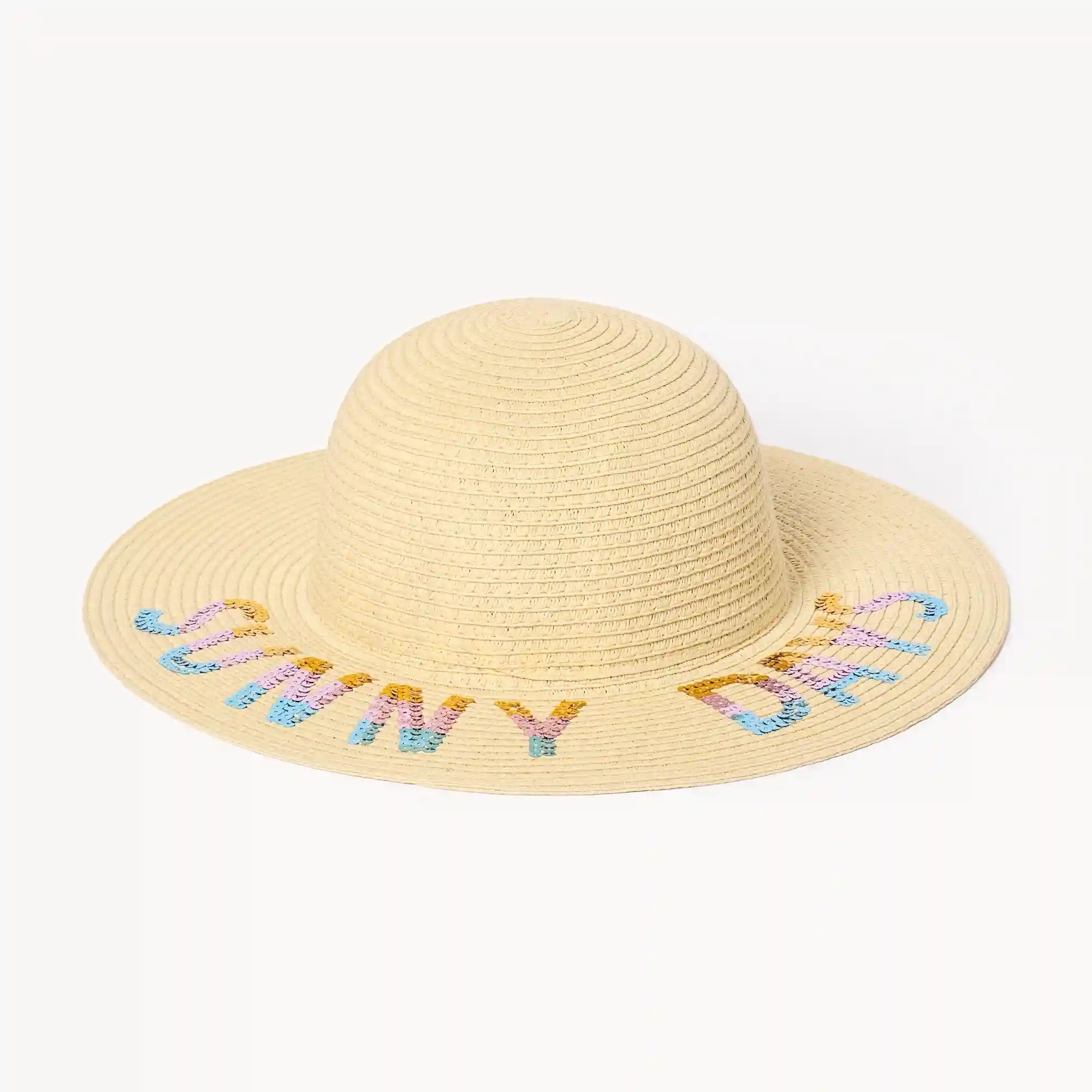 Kid Girls' Graphic Straw Hat