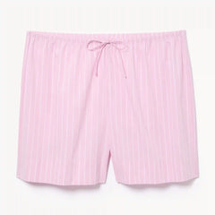 Women+ Cotton Striped Sleep Short