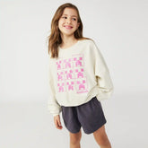 Kid Girls' Minecraft Oversized Sweatshirt