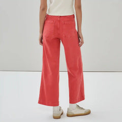 Red High Rise Jean