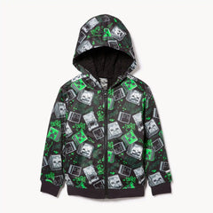 Toddler Boys' Minecraft Zip-Up Hoodie