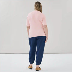 Women+ Ribbed Quarter Sleeve T-Shirt