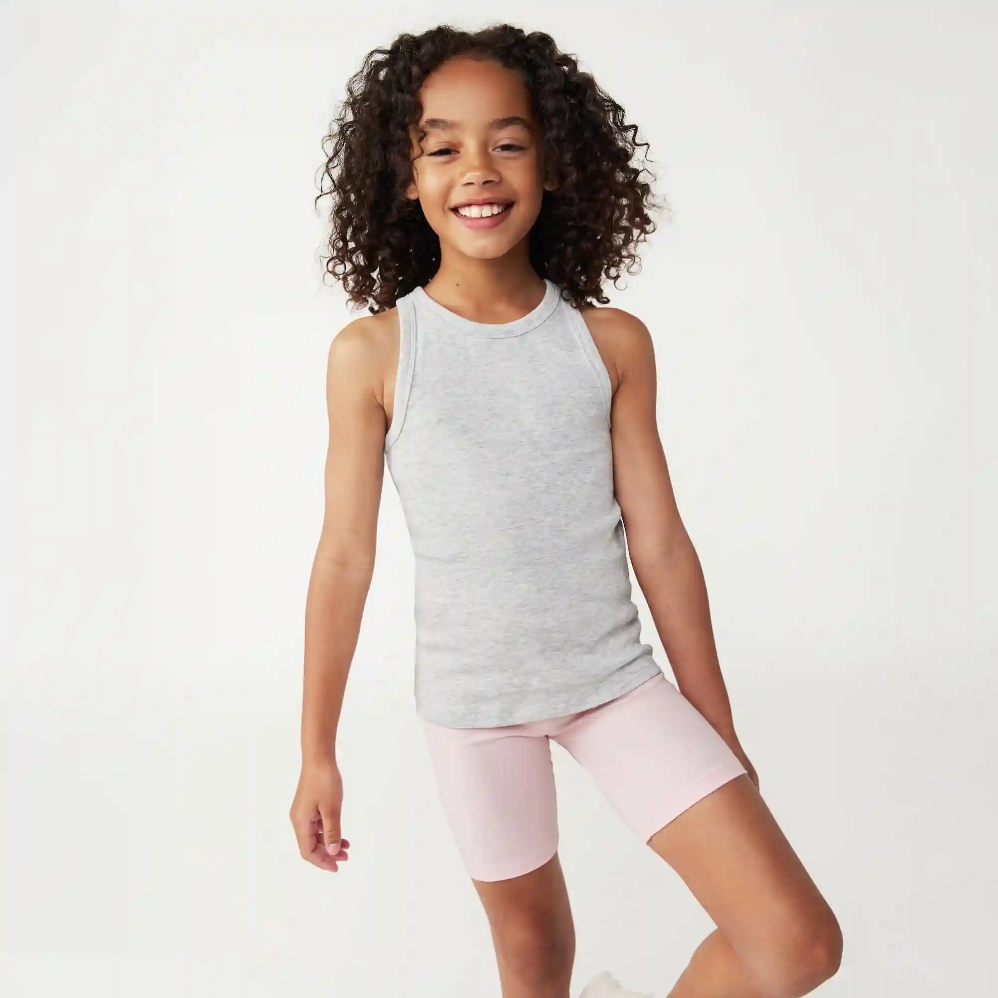 Kid Girls' Ribbed Tank Top