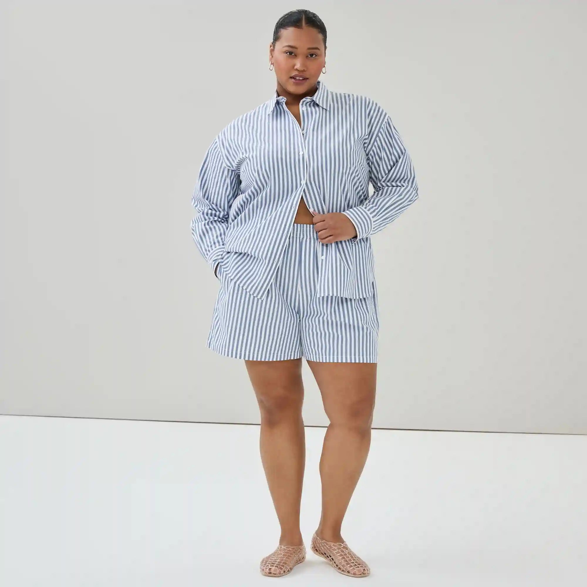 Women+ Striped Boxer Short