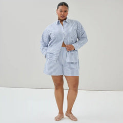 Women+ Striped Boxer Short