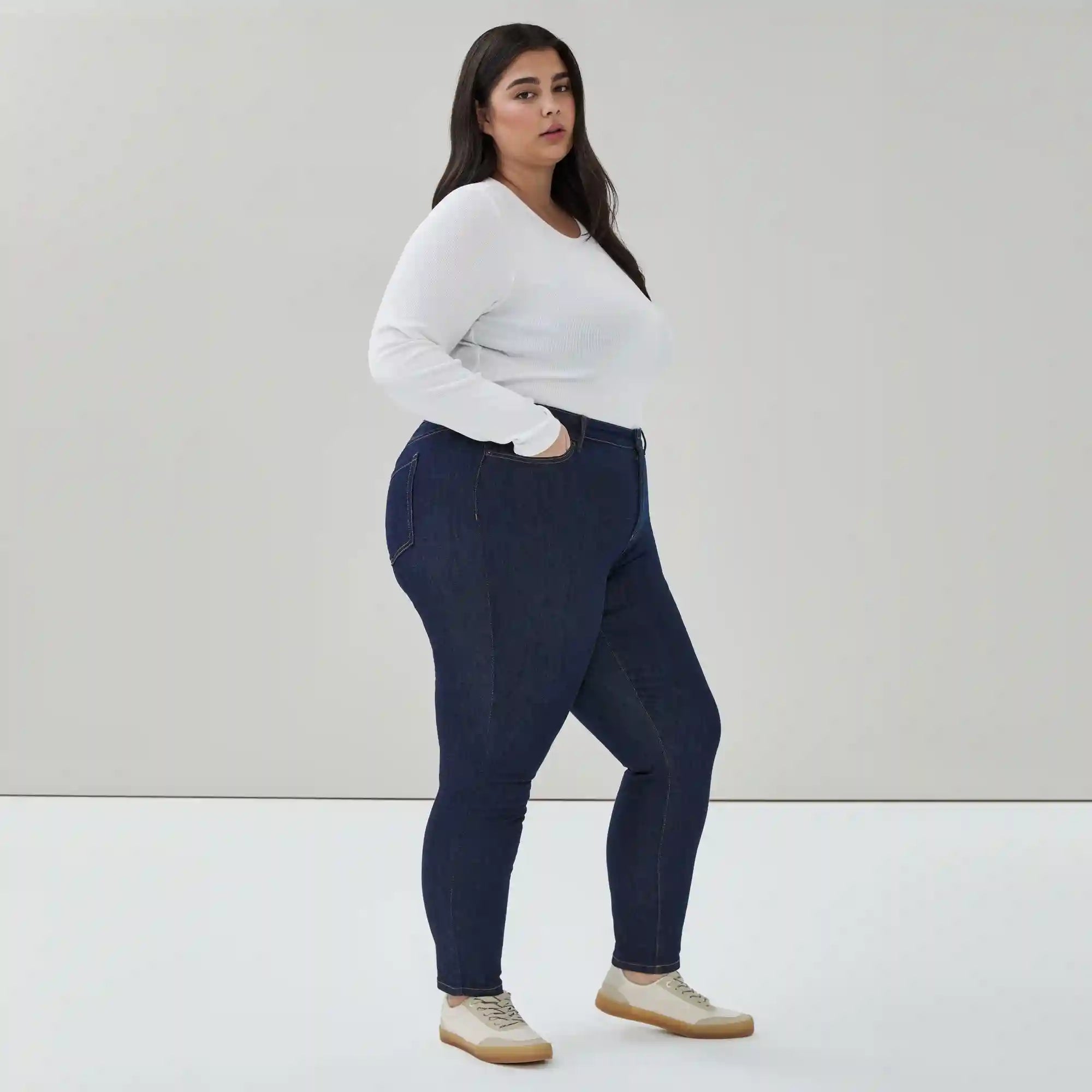 Women+ Dark Rinse Classic Slim Fit Jean