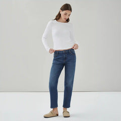 Relaxed Dark Wash Jean