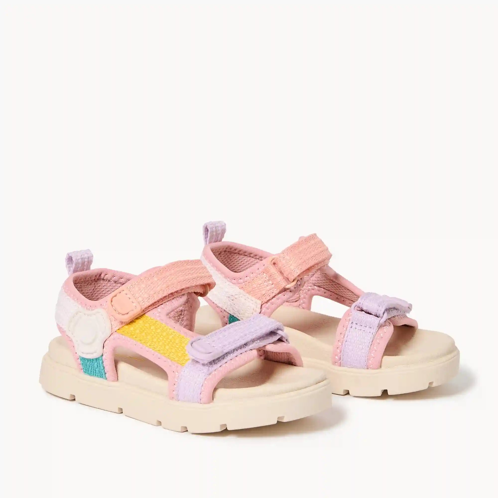 Toddler Girls' Colour-Block Sandals