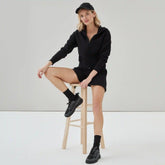 Active Cropped Hooded Jacket