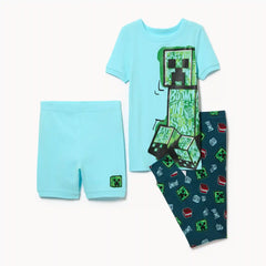 Kid Boys' Minecraft Sleep Set