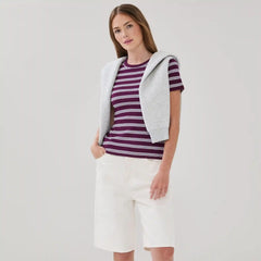 Slim Fit Ribbed T-Shirt