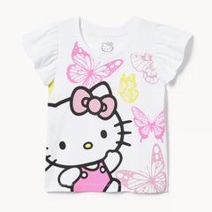 Toddler Girls' Hello Kitty® Ruffled T-Shirt