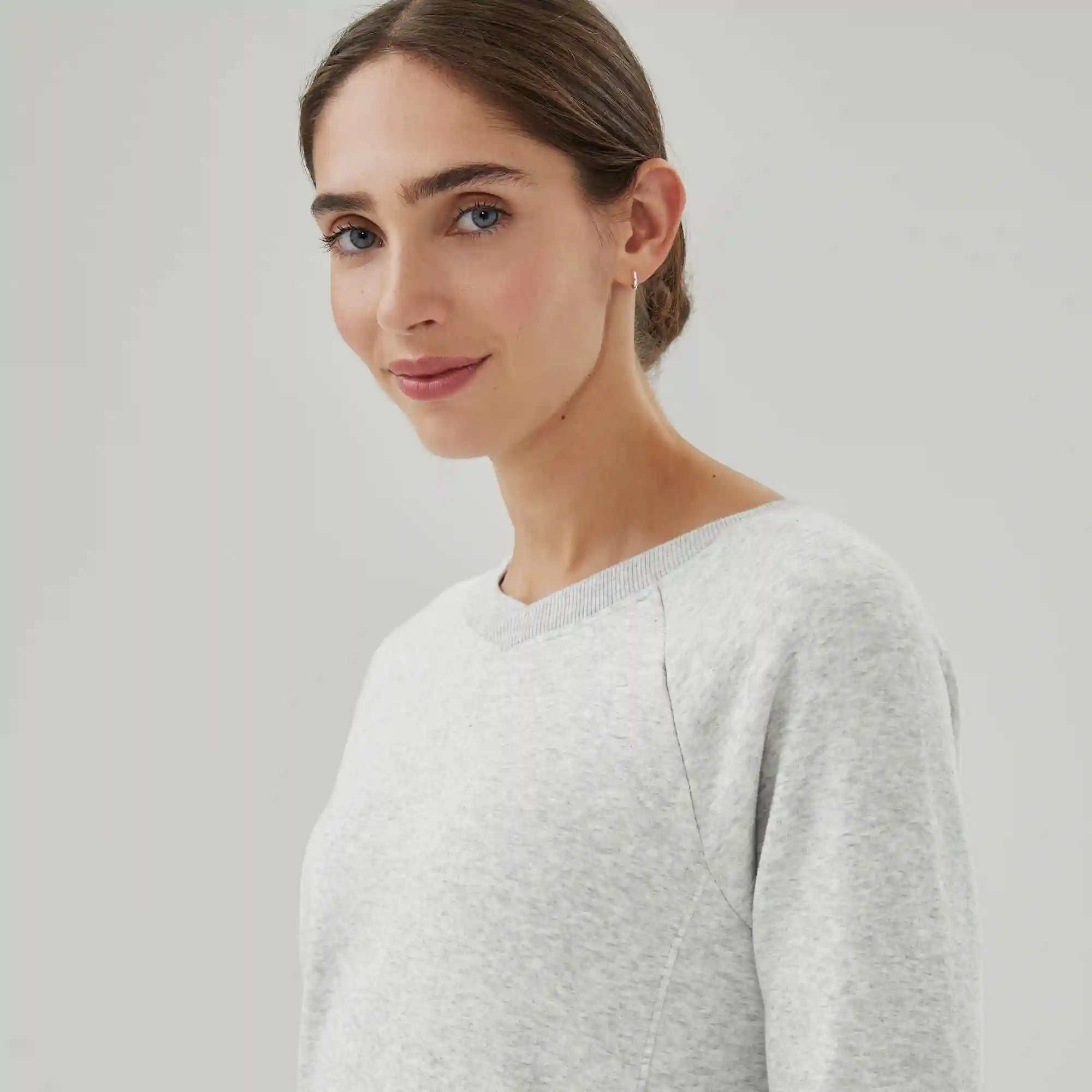 Active Fleece V-Neck Sweatshirt