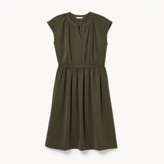 Crepe Short Sleeve Dress