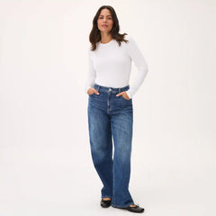 Wide Leg Dark Wash Jean