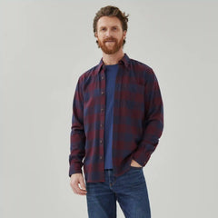 Men's Midweight Flannel Button-Down