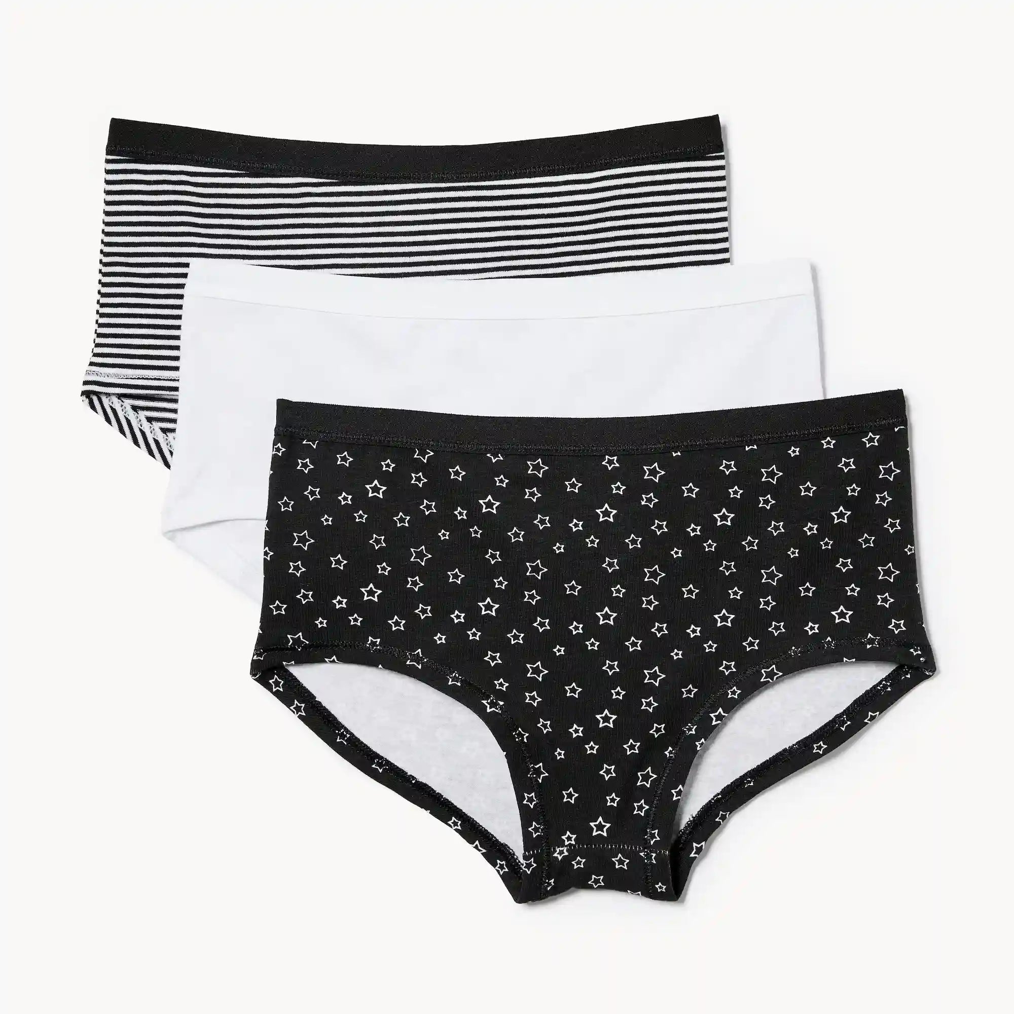 Kid Girls' 3-Pack Boyshort