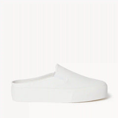 Canvas Slip-On Mules