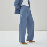 Wide Leg Pleated Trouser