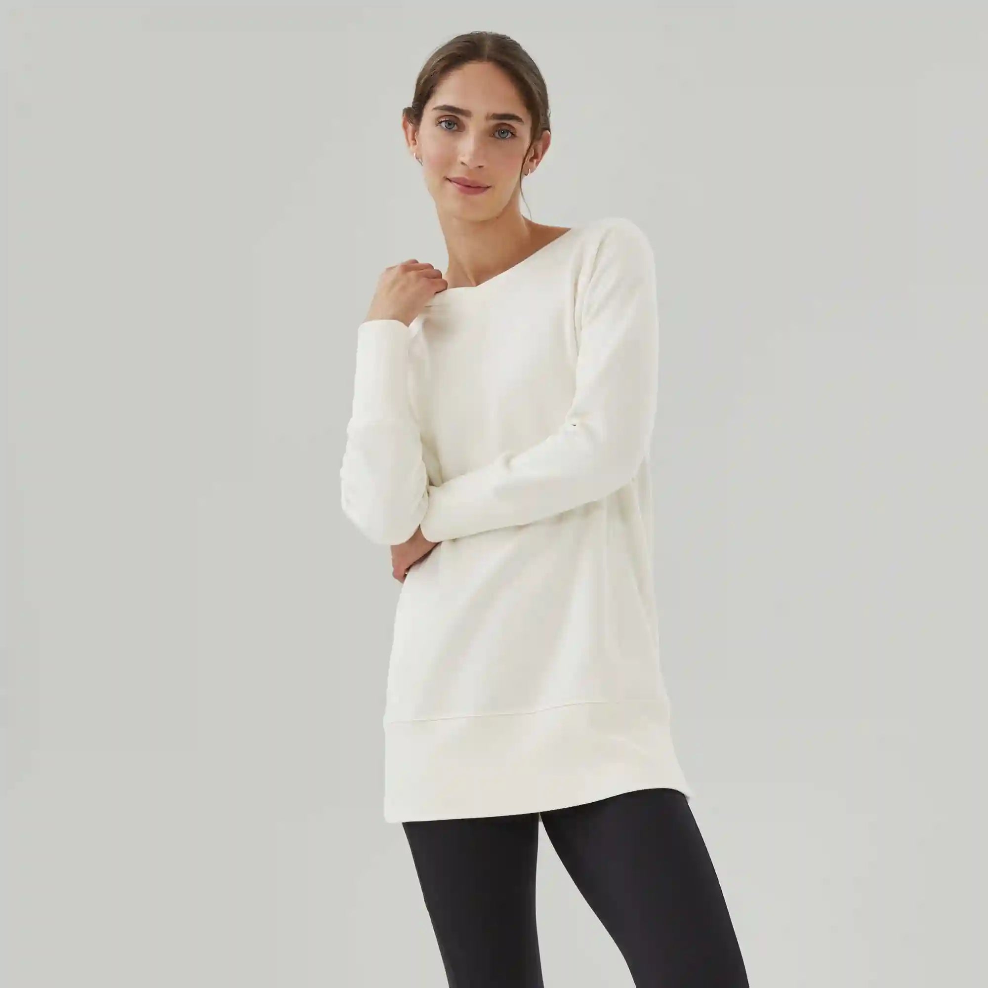 Active Fleece V-Neck Sweatshirt