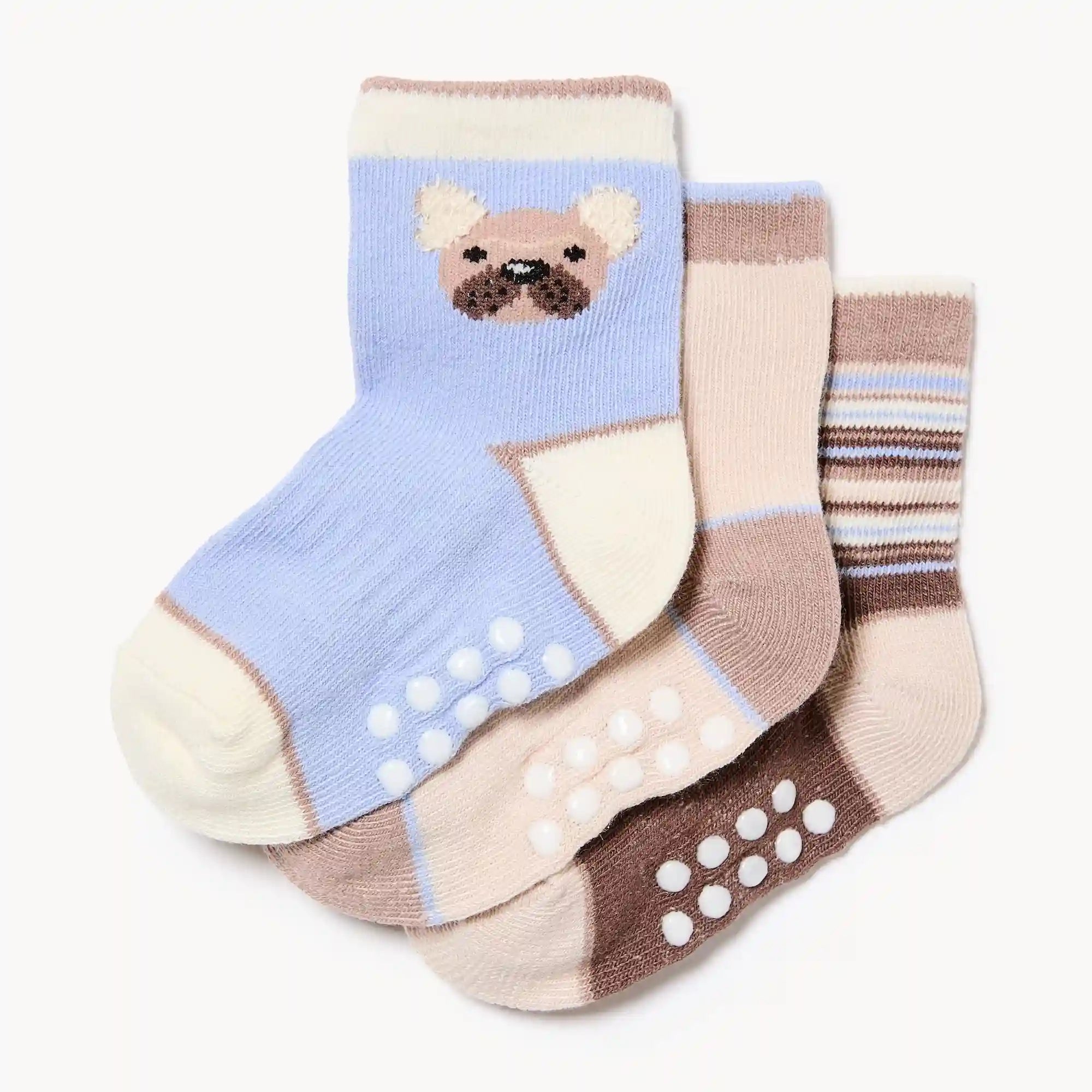 Baby Boys' 3-Pack Crew Socks