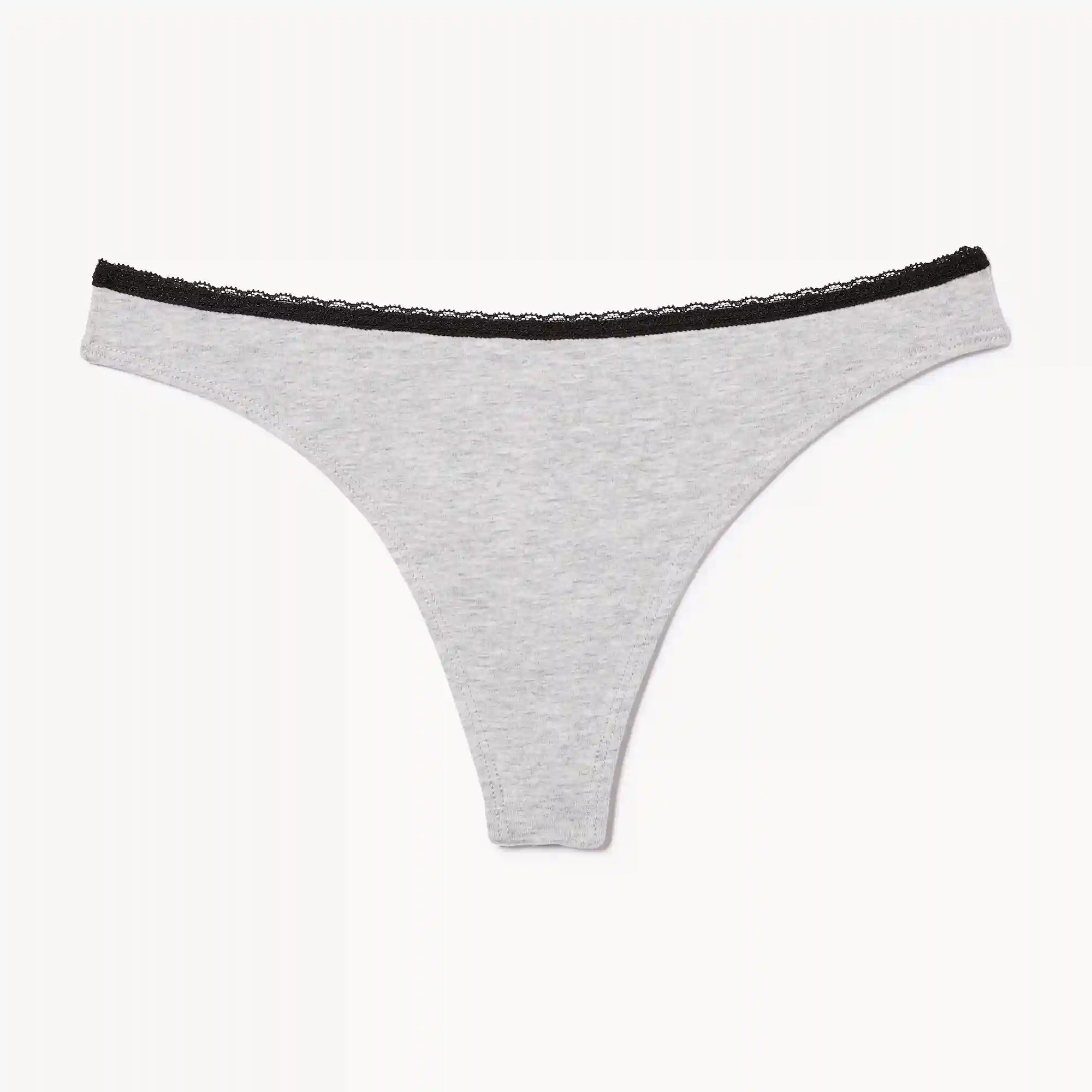Lace Trim Thong
