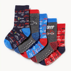 Toddler Boys' 5-Pack Crew Socks
