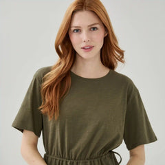 Drawstring Dress