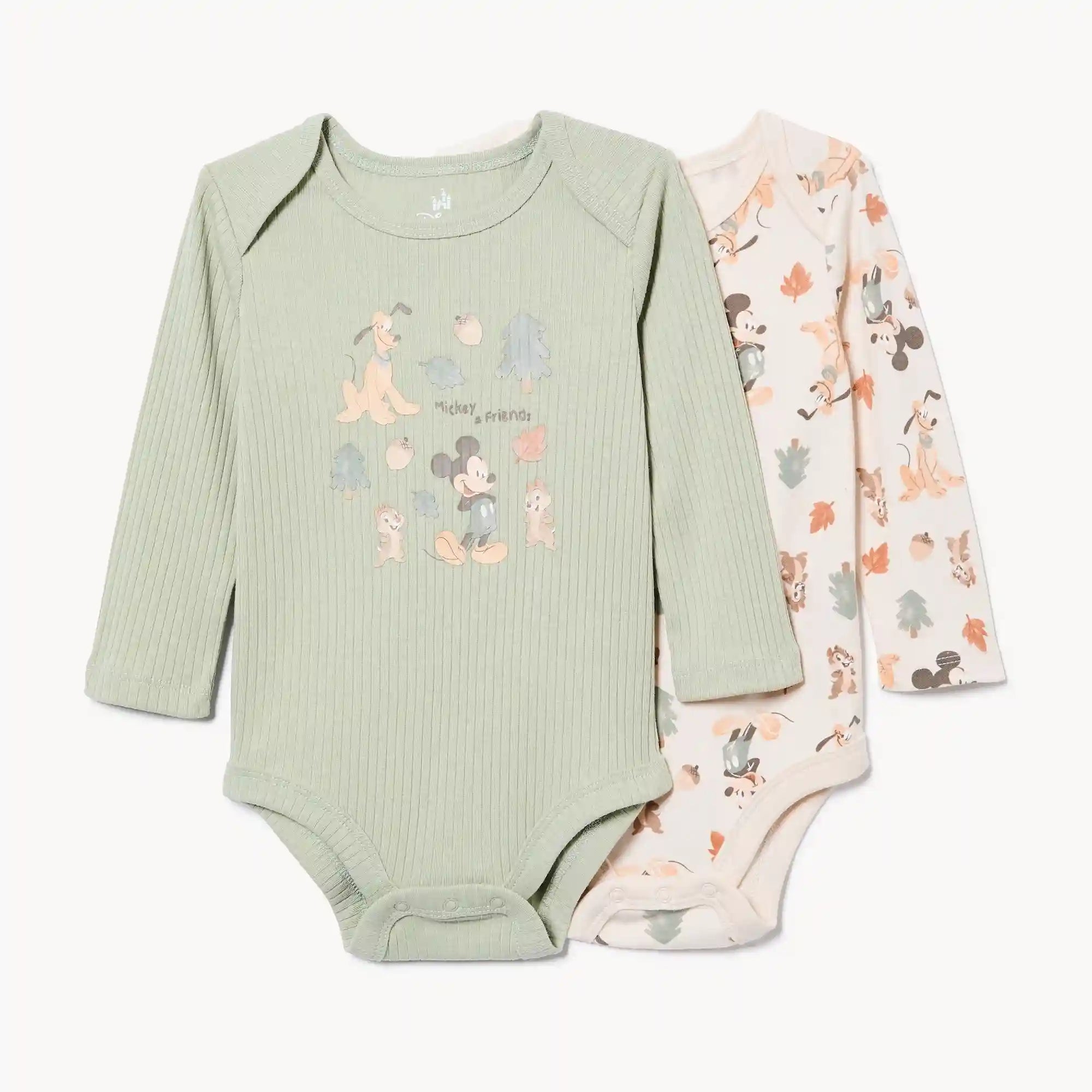 Baby Boys' Disney Mickey Mouse 2-Pack Bodysuit