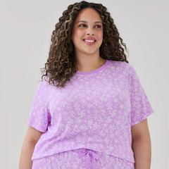 Women+ Printed T-Shirt Set