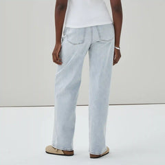 Wide Leg Light Wash Jean
