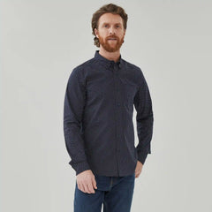 Men's Flex Printed Button-Down Shirt