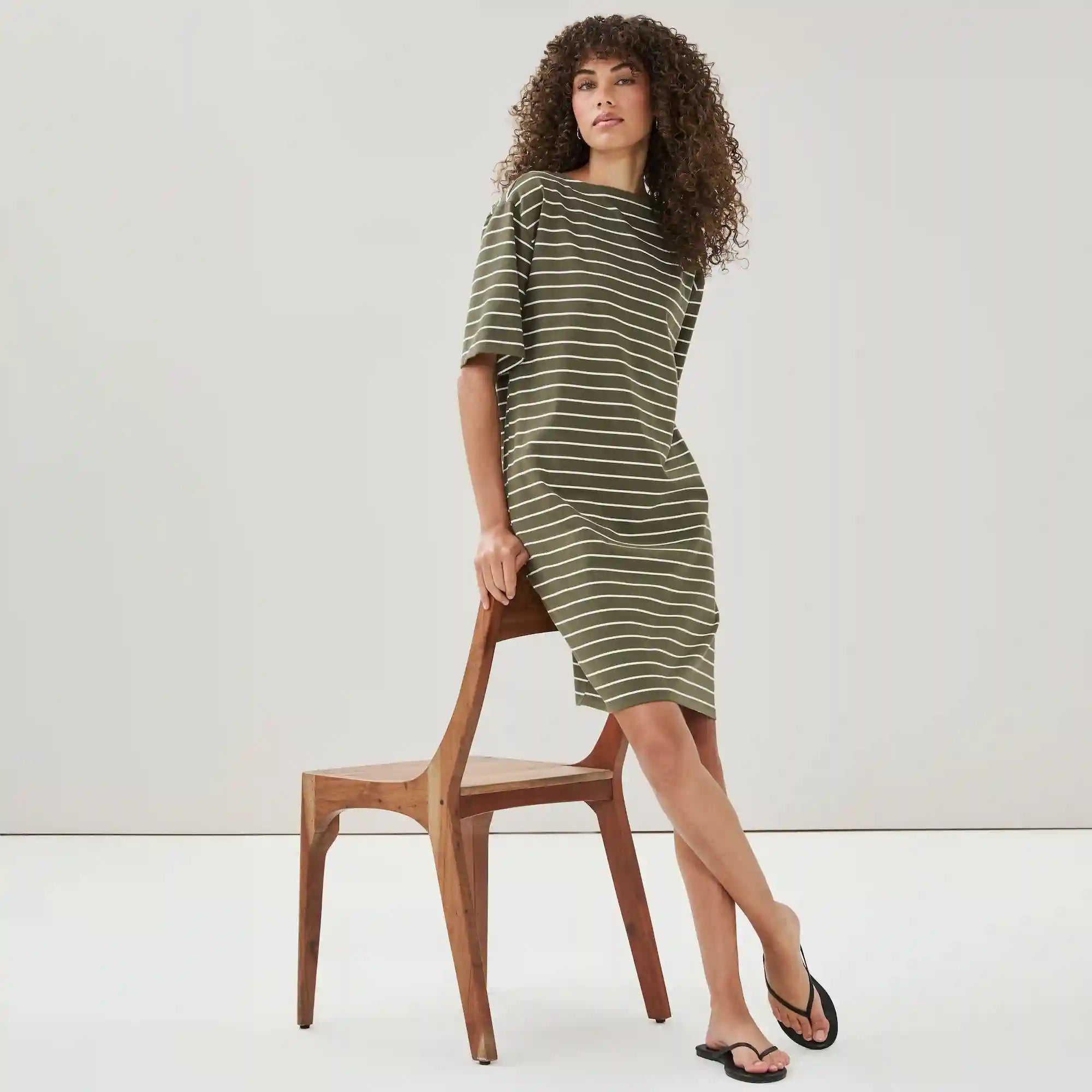 Striped T-Shirt Dress