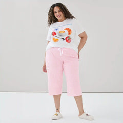Women+ Printed Cropped Sleep Pant