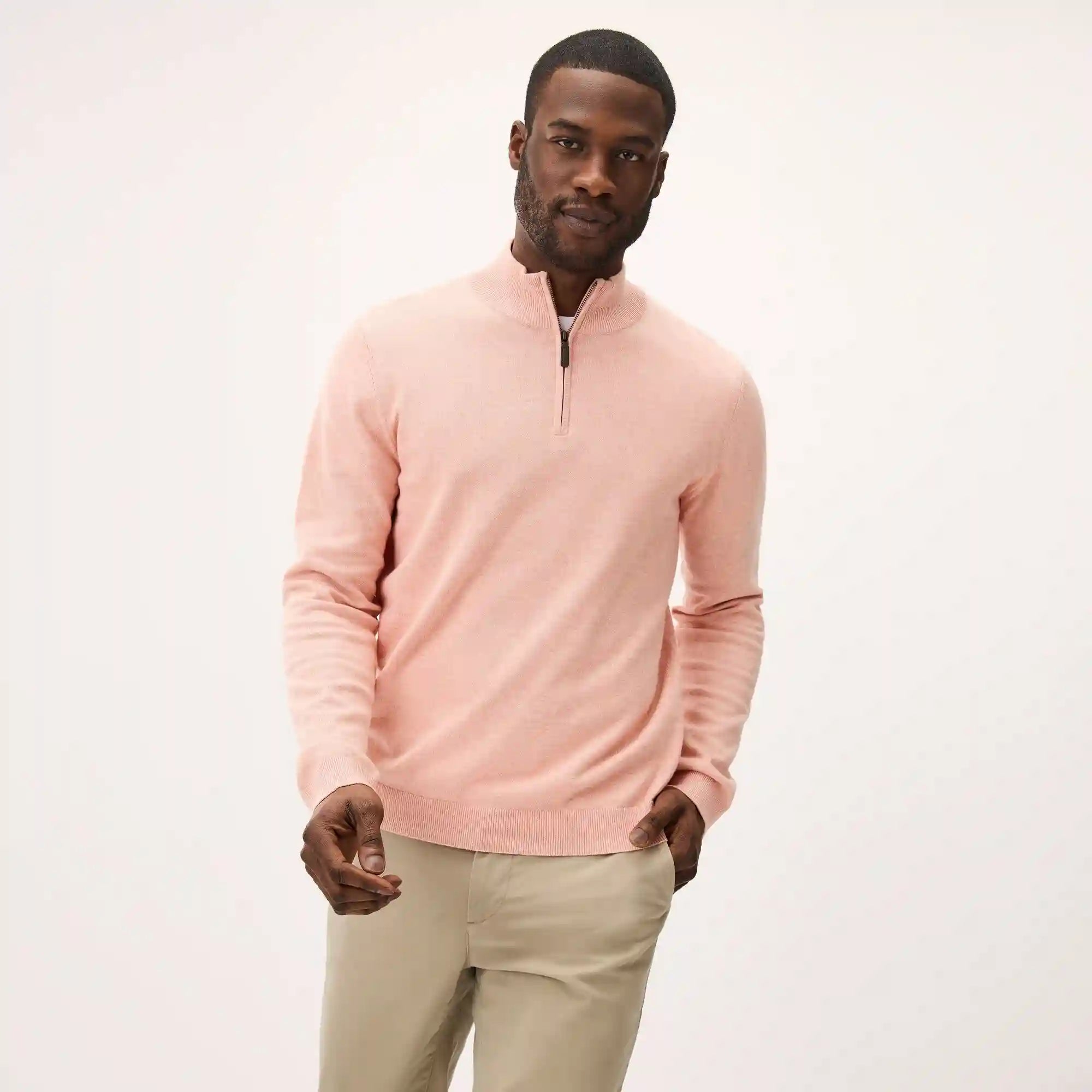 Men's Essential Quarter-Zip Sweater