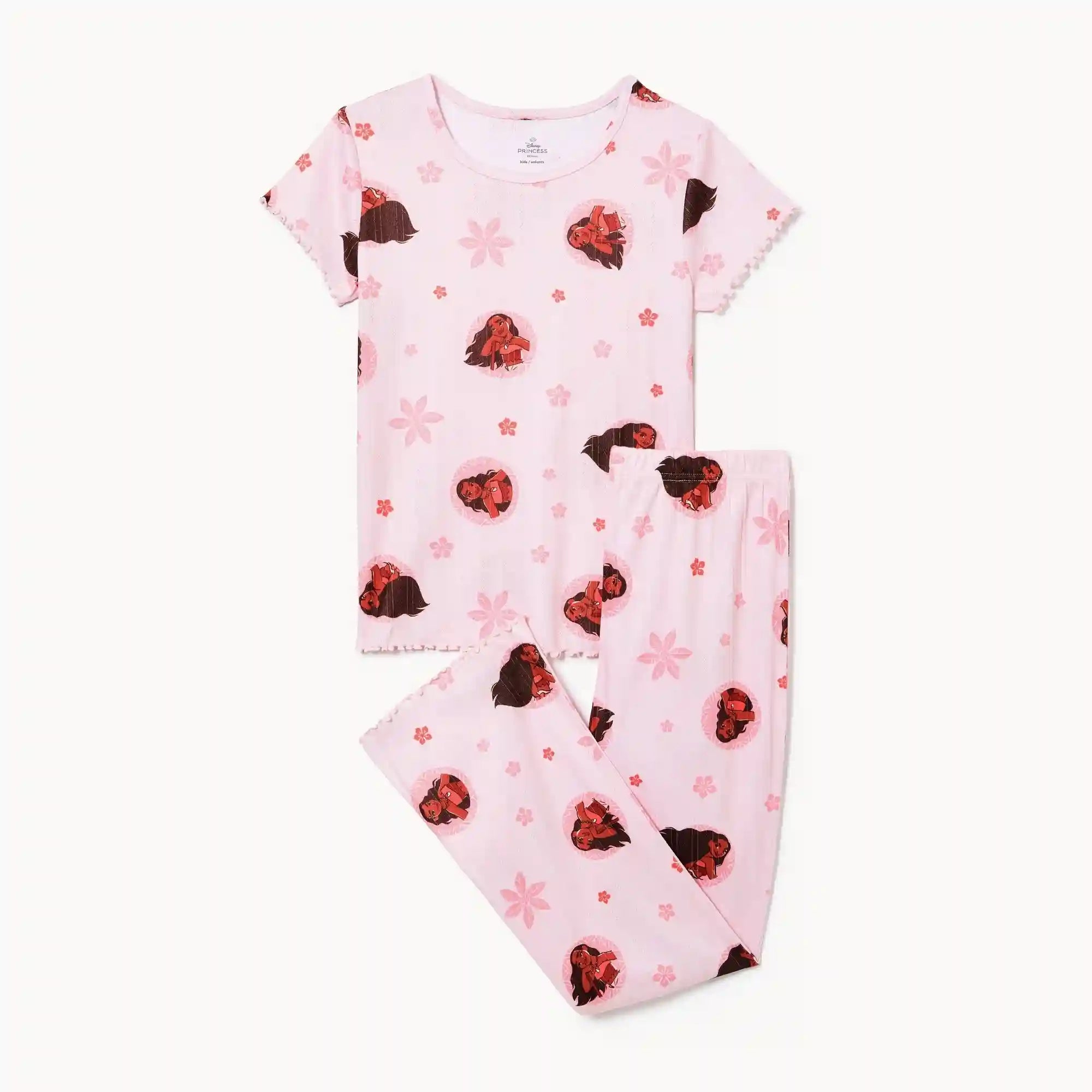 Kid Girls' Disney Moana Pointelle Sleep Set