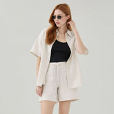 Linen Cotton Utility Short