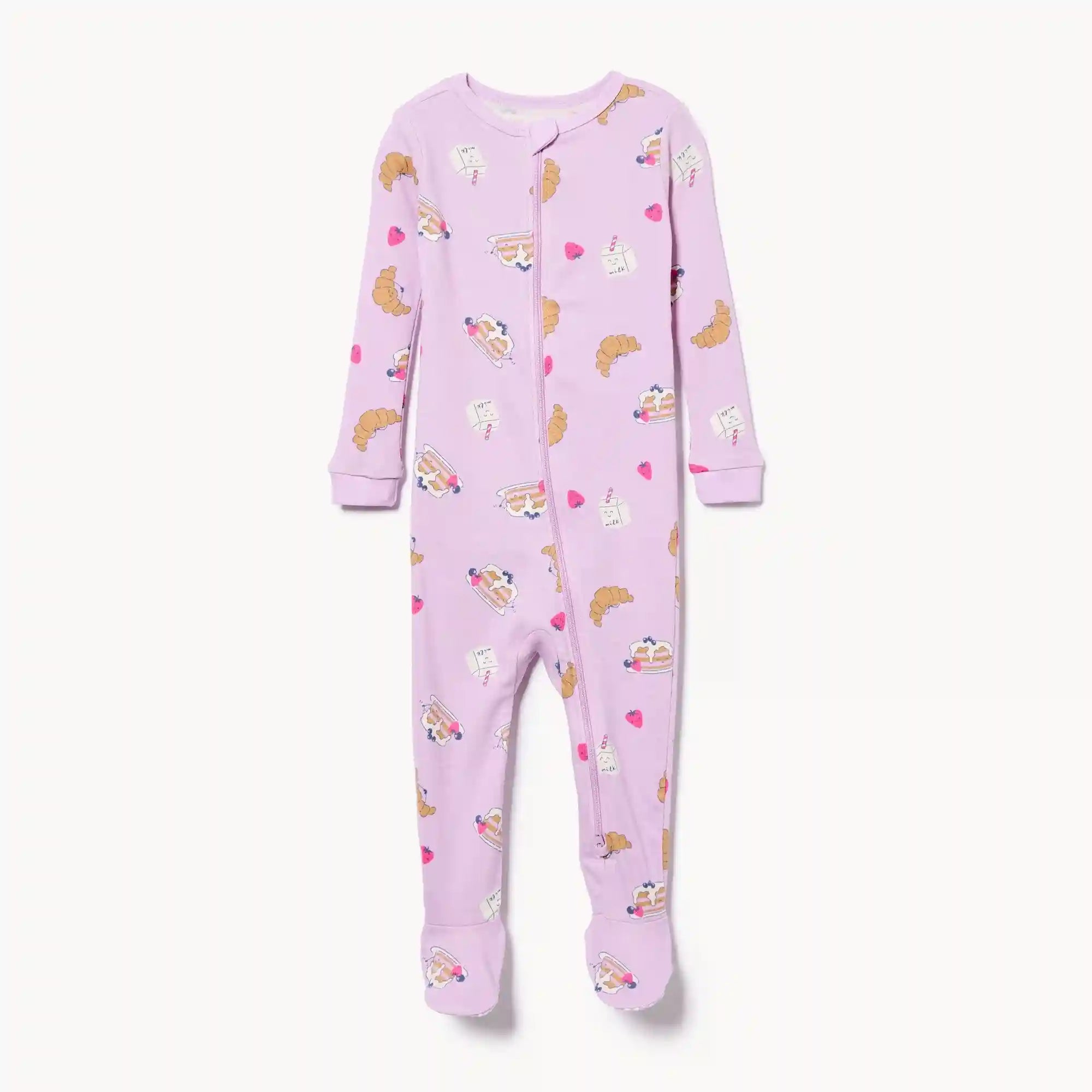 Baby Girlsâ Double Zip Sleeper