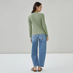 Henley Long Sleeve Top