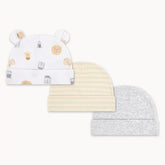 Newborn Huggies Organic Cotton Hat 3-Pack
