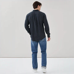 Men's Flannel Button-Down Shirt