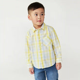 Toddler Boys' Gingham Shirt