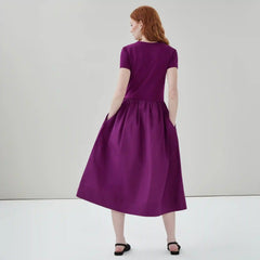 Flared Midi Dress