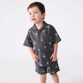 Toddler Boys' Printed Seersucker 2-Piece Set