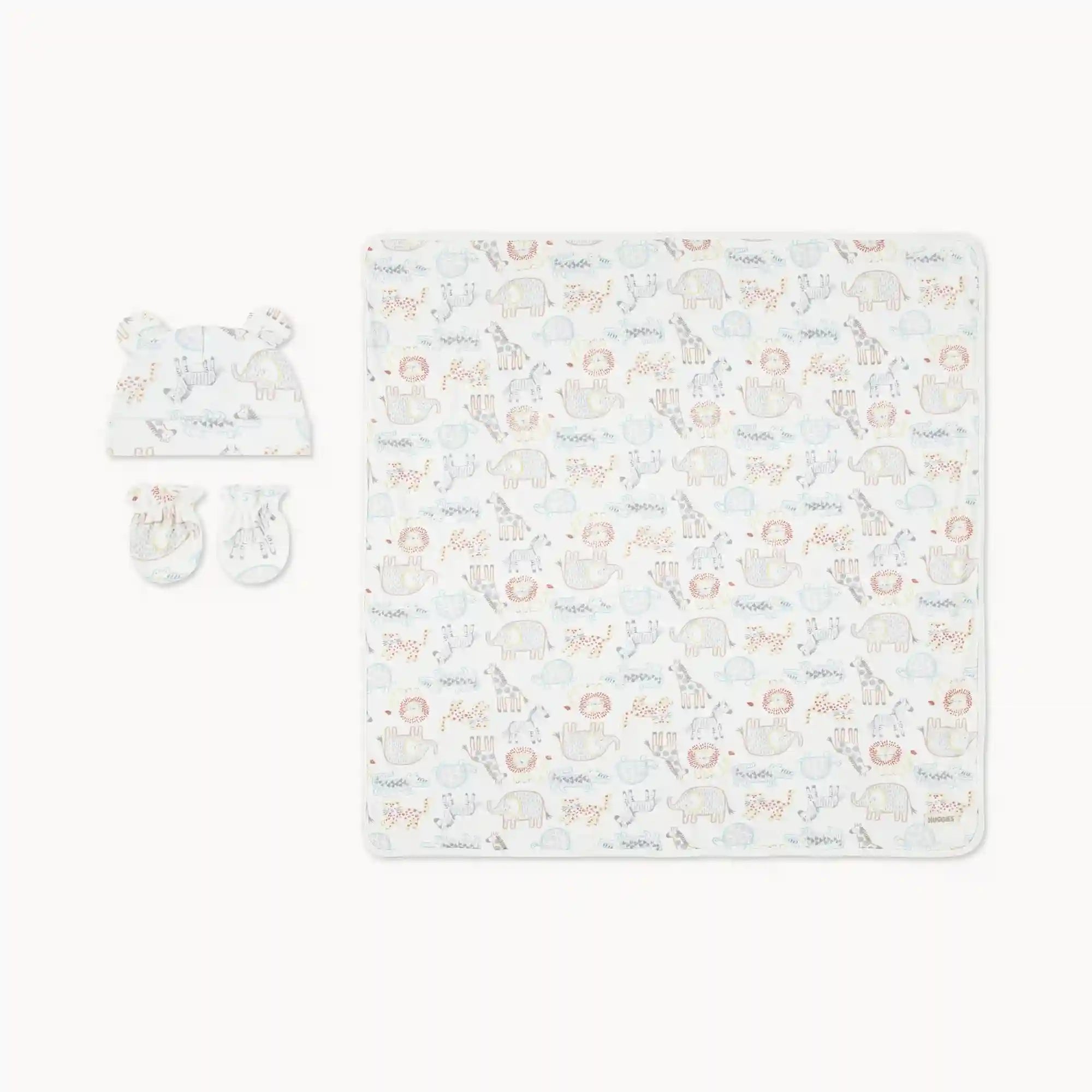Newborn Huggies Blanket Set