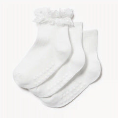 Toddler Girls' 3-Pack Quarter-Crew Socks