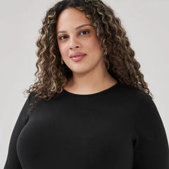 Women+ Ribbed Quarter Sleeve T-Shirt