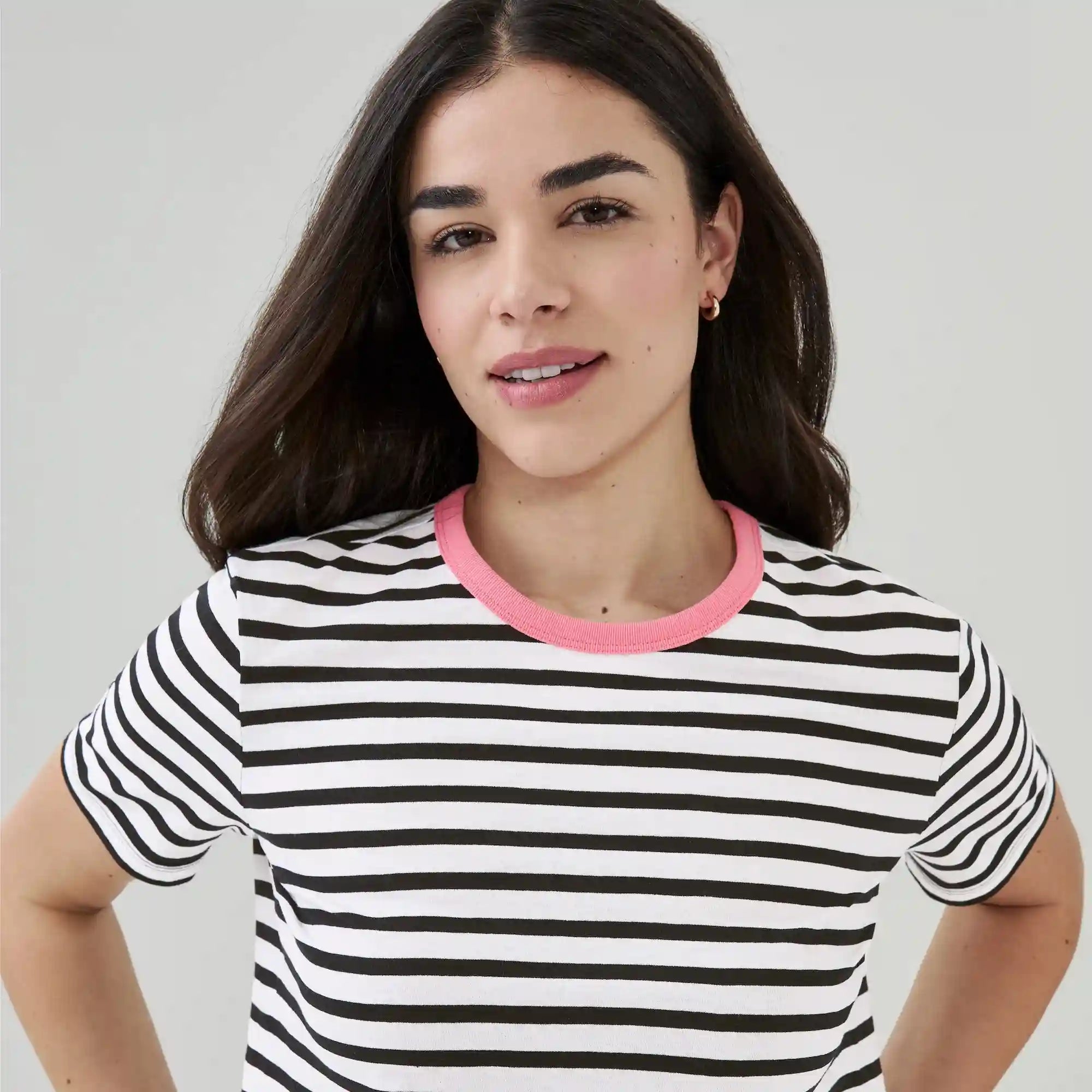 Striped Crewneck T-Shirt