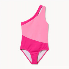 Kid Girls' Asymmetrical Swimsuit