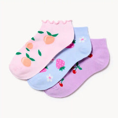 Kid Girls' 3-Pack Low-Cut Socks